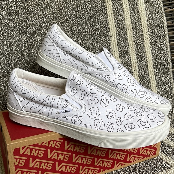 Vans Classic Slip-On U-Paint Leopard/Zebra WMNS - Picture 8 of 16